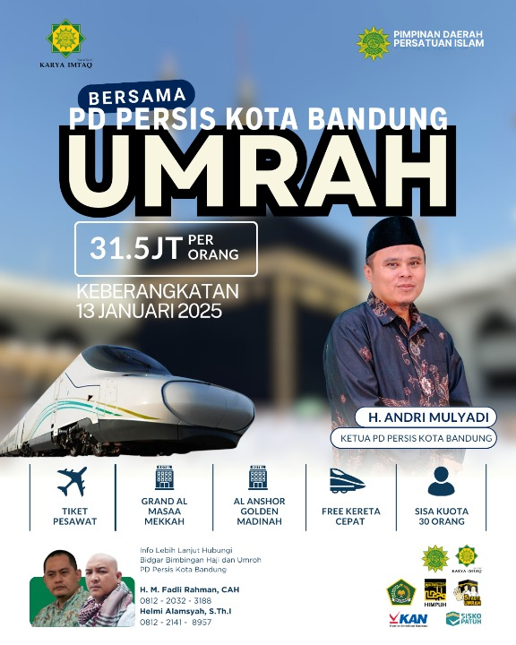 Umroh Bersama PD PERSIS Provinsi Sumatera Utara